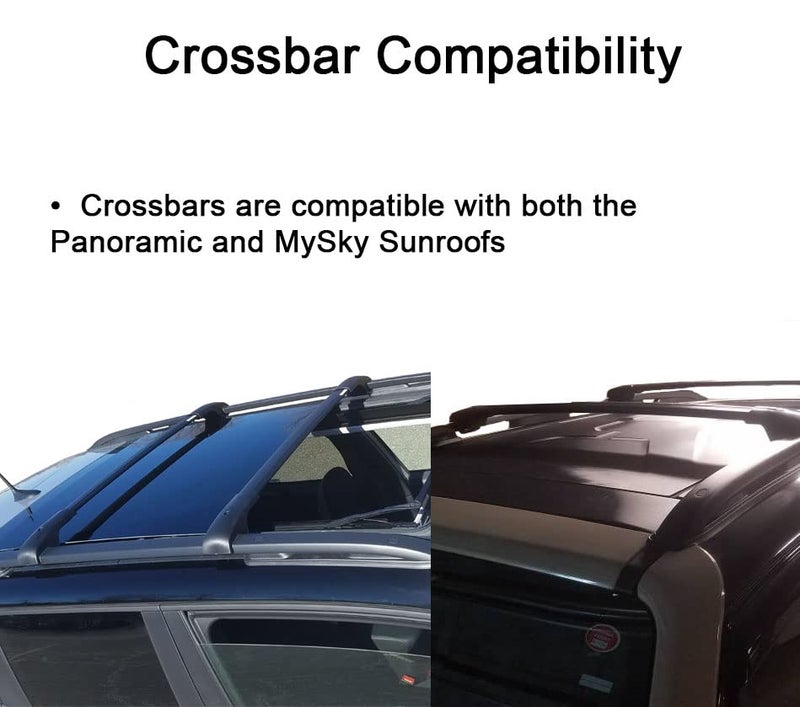 BrightLines Aero Crossbars Roof Racks Compatible with 2015-2024 Jeep Renegade - Image 1